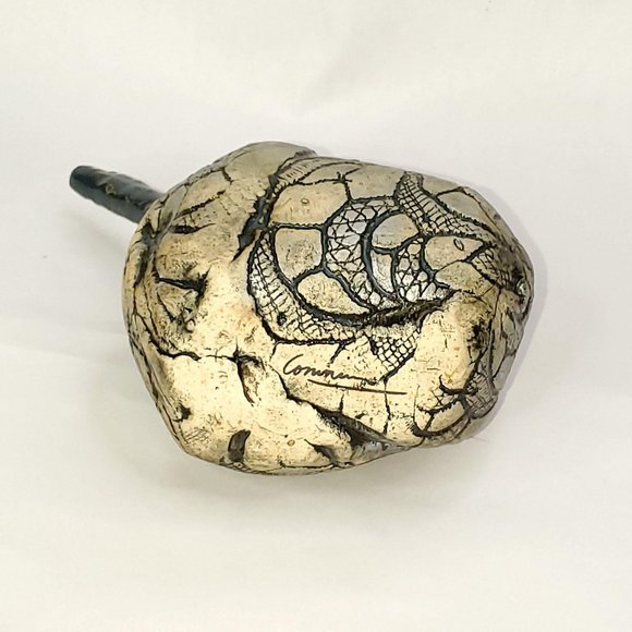 Hand Built, Heavily Textured, pottery studio art p - Picture 3 of 10